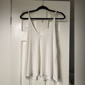 Free People Intimately White Spaghetti Strap Cami Size M
